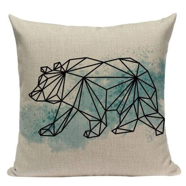 Geometric Animal Cushion Covers-TipTopHomeDecor