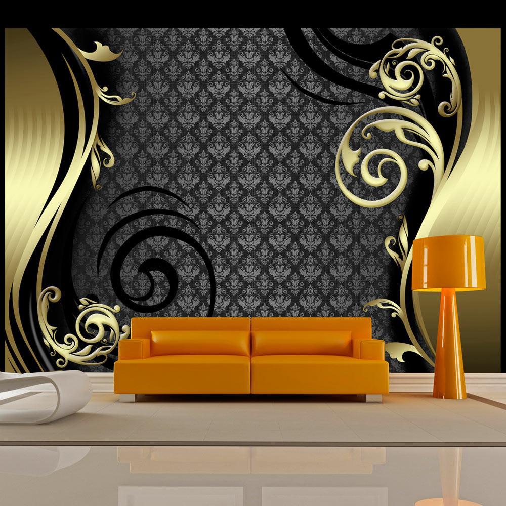 Wall mural - Golden curtain-TipTopHomeDecor