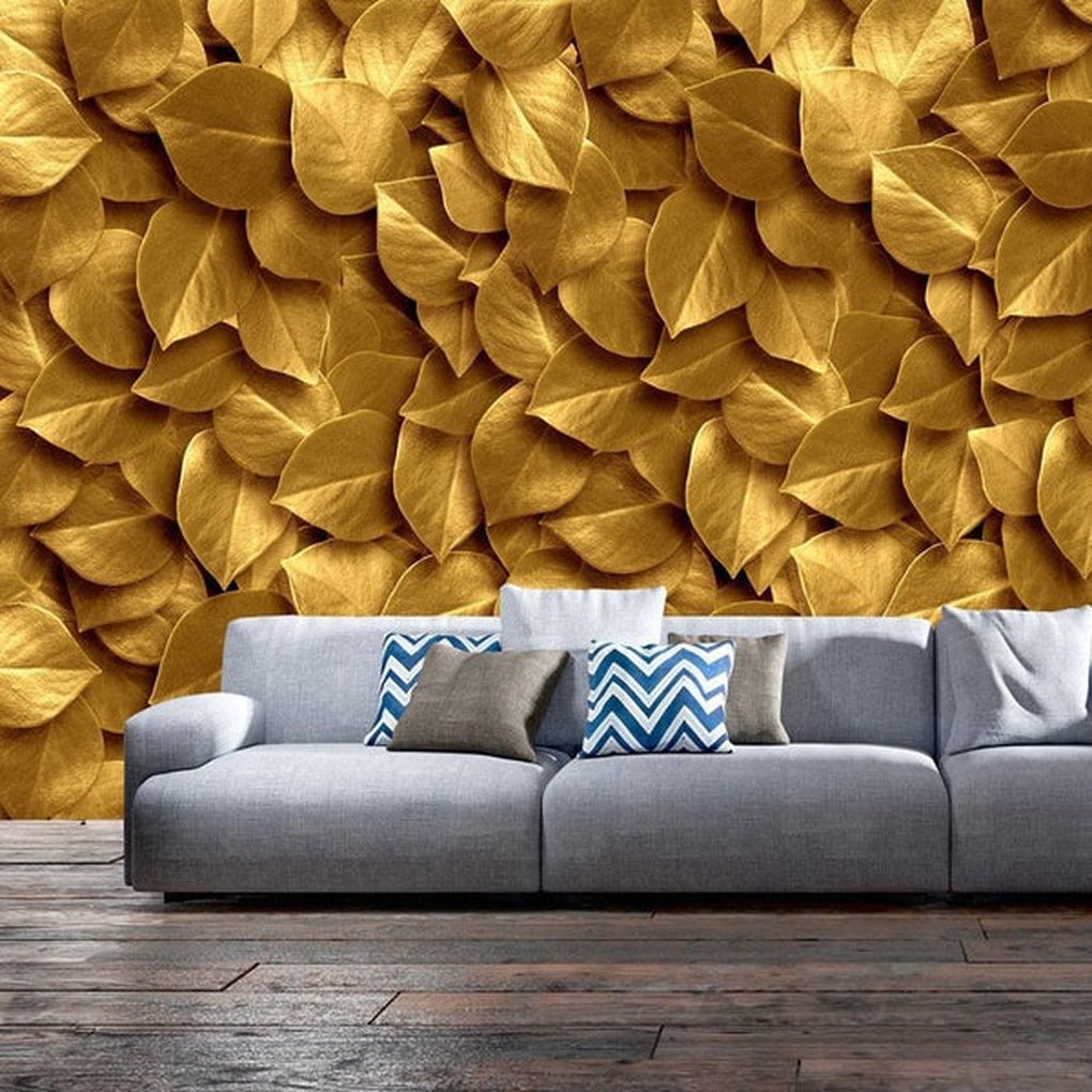 Wall mural - Golden Leaves-TipTopHomeDecor