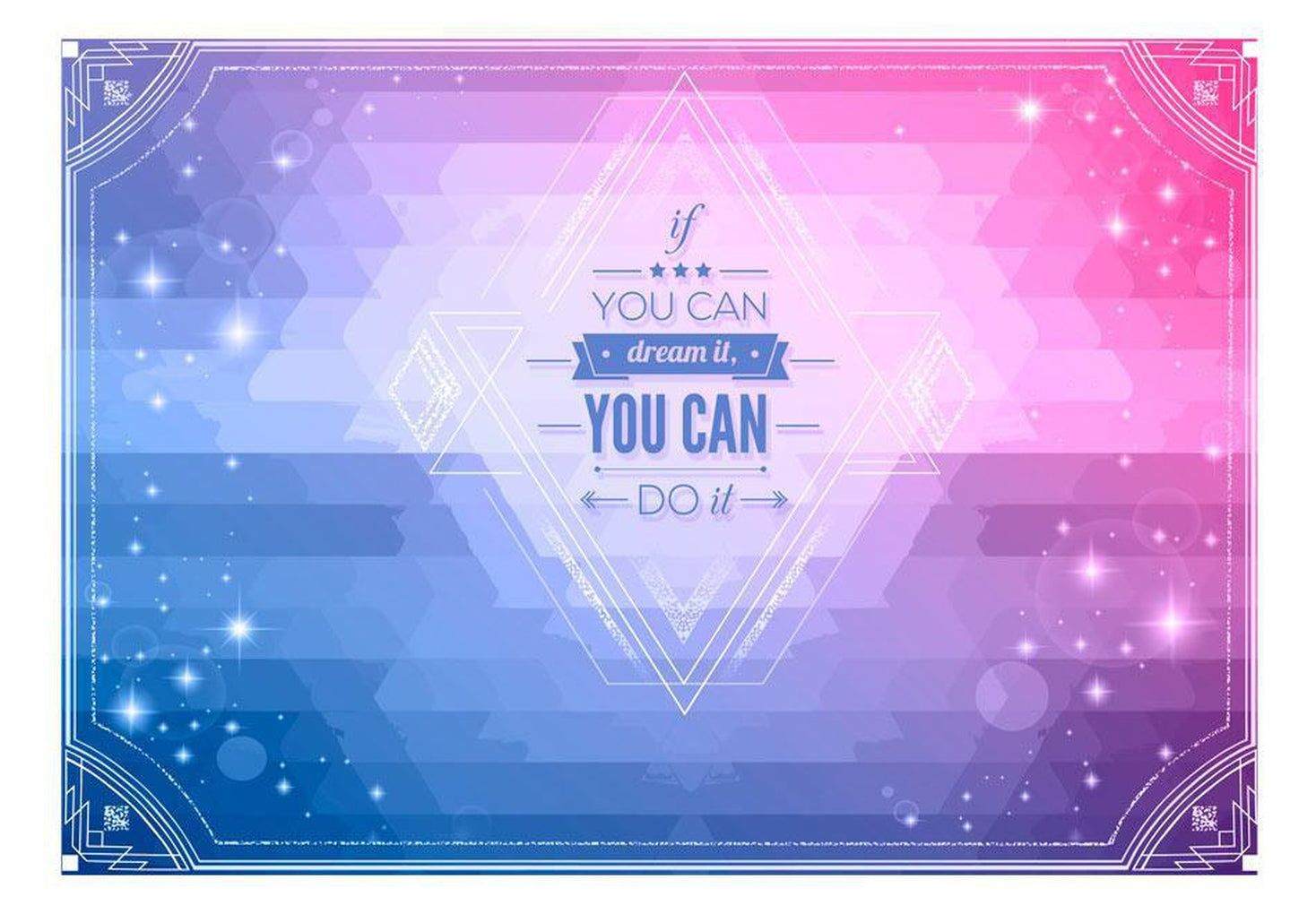 Wall mural - If you can dream it, you can do it!-TipTopHomeDecor