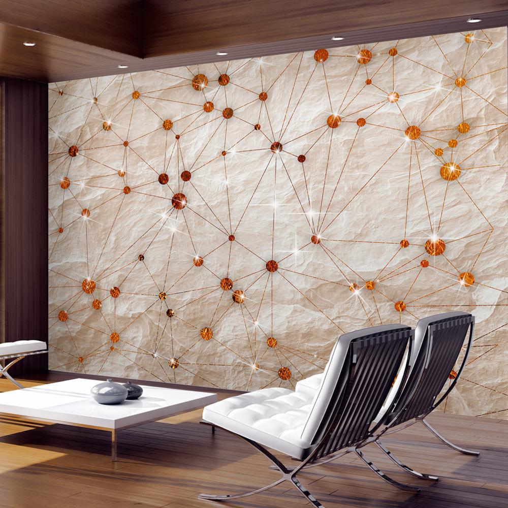 Wall mural - Stone and Gold-TipTopHomeDecor