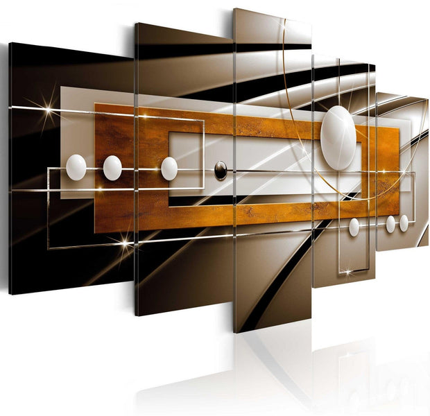 Glamour Stretched Canvas Art - Abstract Harmony-Tiptophomedecor