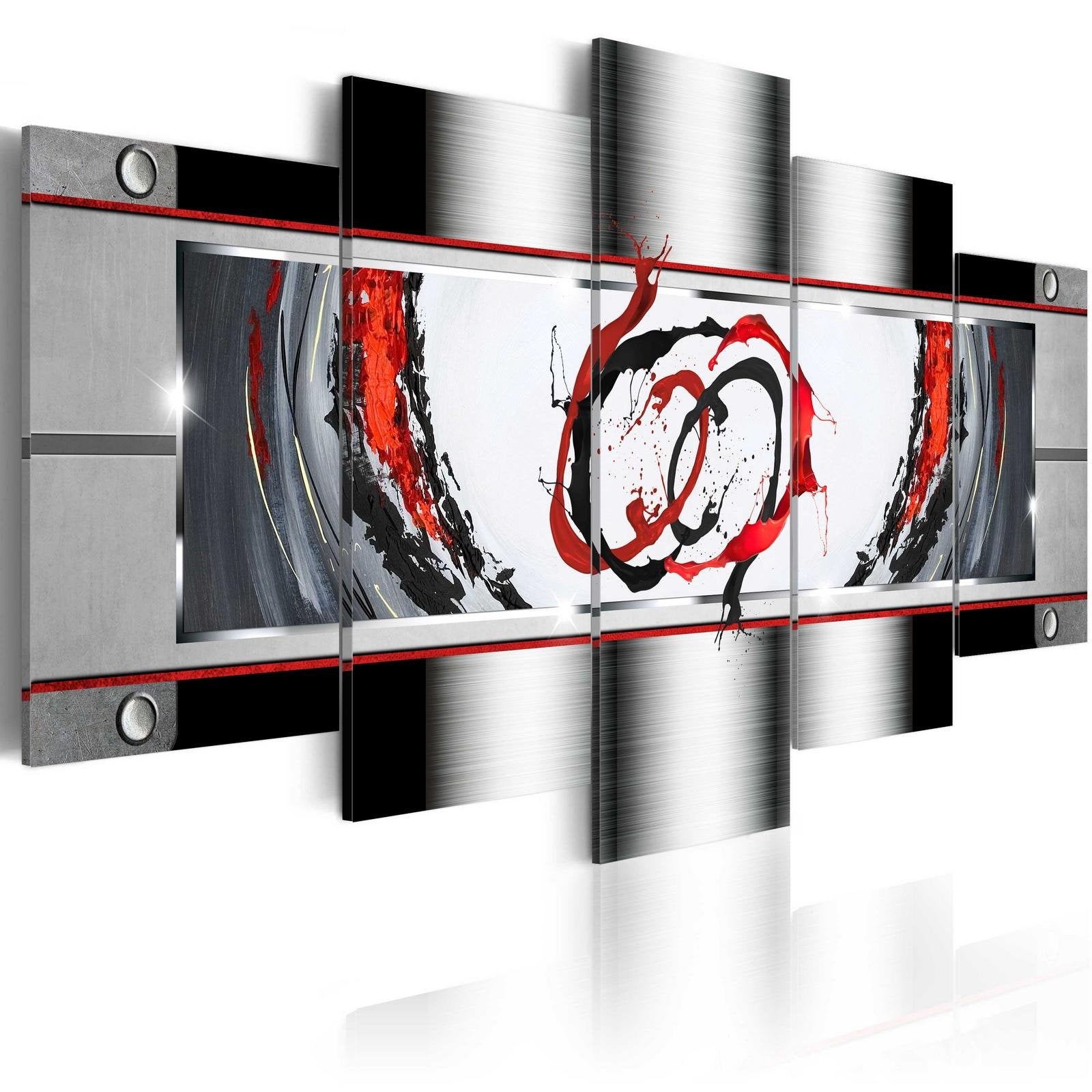 Glamour Stretched Canvas Art - Breath Of Platinum-Tiptophomedecor