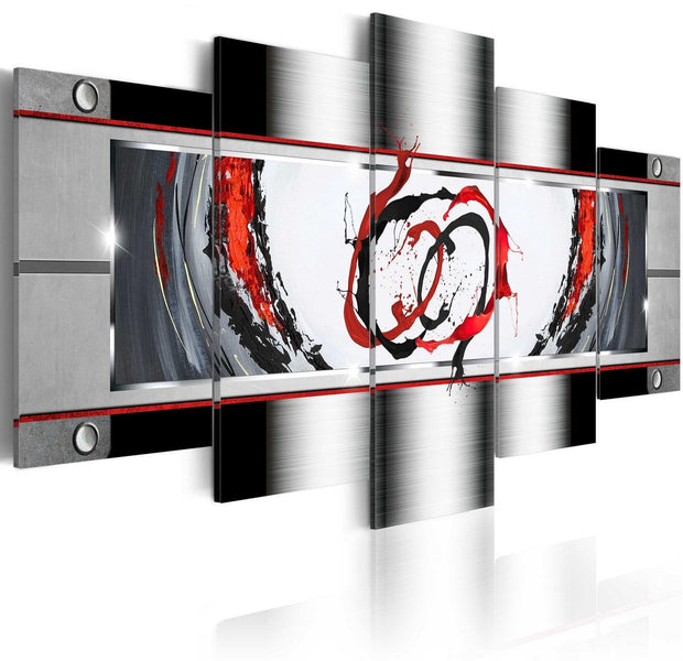 Glamour Stretched Canvas Art - Breath Of Platinum-Tiptophomedecor