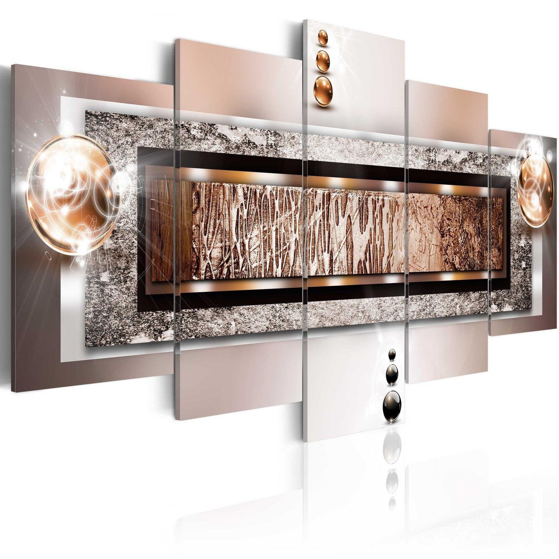 Glamour Stretched Canvas Art - Cinnamon Rock-Tiptophomedecor