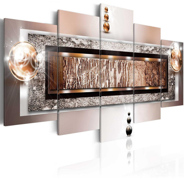 Glamour Stretched Canvas Art - Cinnamon Rock-Tiptophomedecor