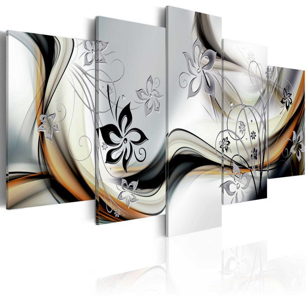Glamour Stretched Canvas Art - Dance Of Lightness-Tiptophomedecor