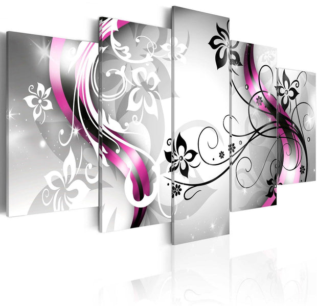 Glamour Stretched Canvas Art - Delicate Elegance-Tiptophomedecor