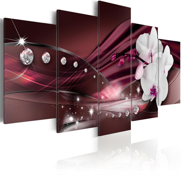 Glamour Stretched Canvas Art - Diamond Dew-Tiptophomedecor