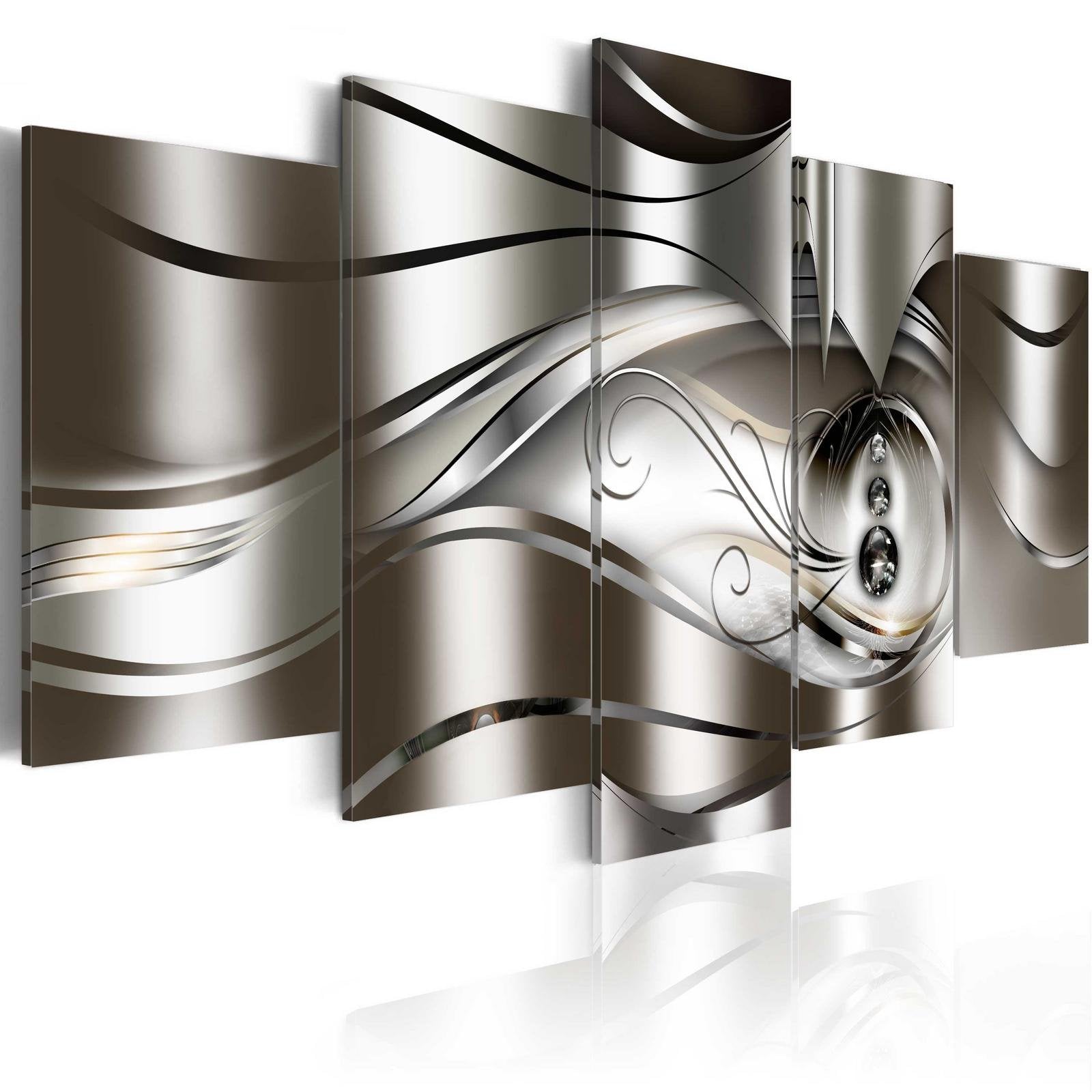 Glamour Stretched Canvas Art - Diamond Drops-Tiptophomedecor