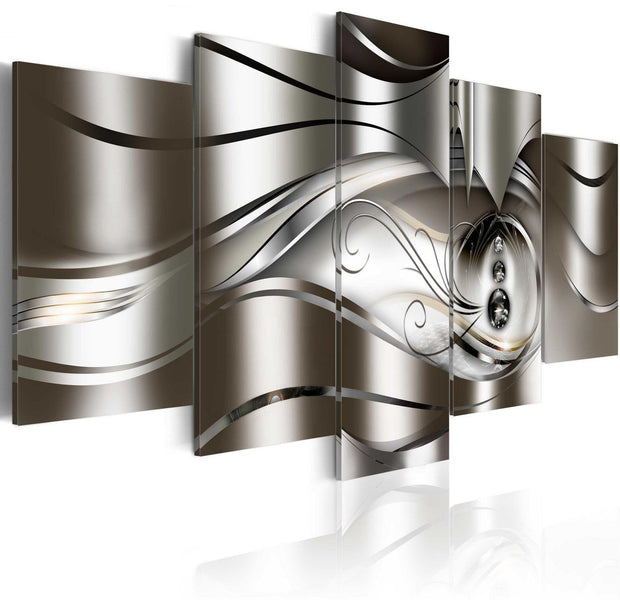 Glamour Stretched Canvas Art - Diamond Drops-Tiptophomedecor