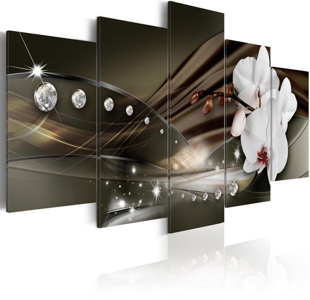 Glamour Stretched Canvas Art - Diamond Spots-Tiptophomedecor