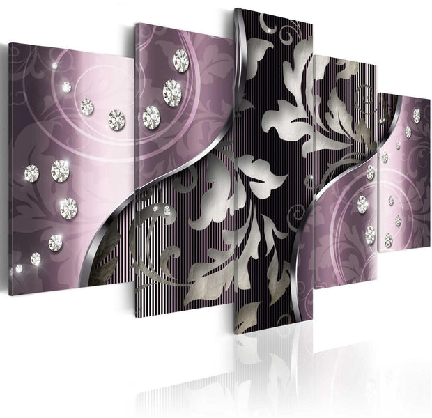 Glamour Stretched Canvas Art - Diamonds...-Tiptophomedecor