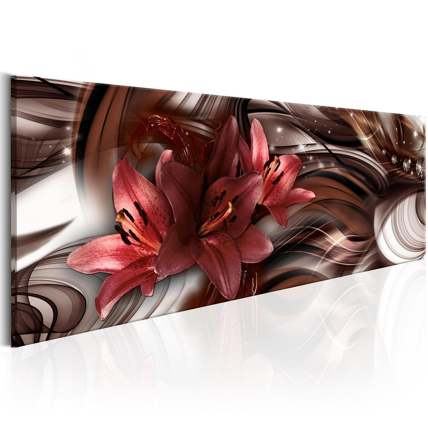 Glamour Stretched Canvas Art - Empire Of Lily-Tiptophomedecor