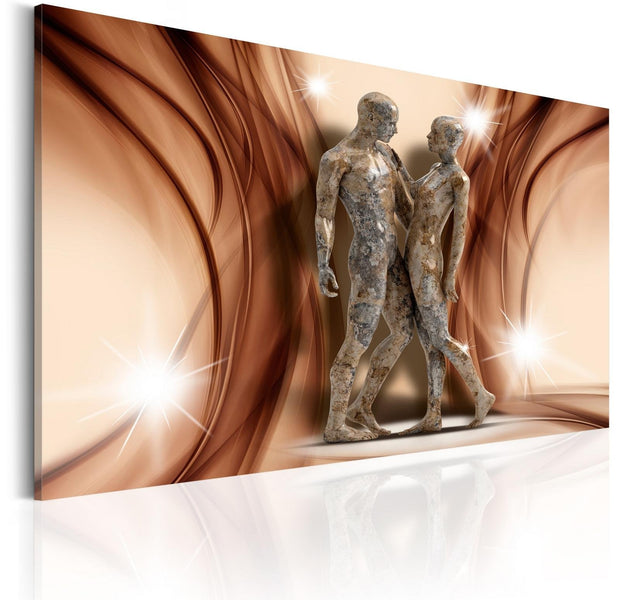 Glamour Stretched Canvas Art - Eternal Love-Tiptophomedecor