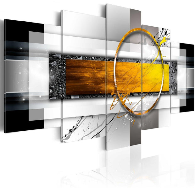 Glamour Stretched Canvas Art - Golden Shot-Tiptophomedecor