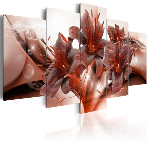 Glamour Stretched Canvas Art - Heat Of Passion-Tiptophomedecor