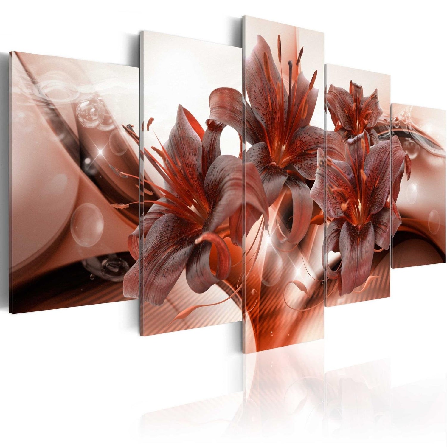 Glamour Stretched Canvas Art - Heat Of Passion-Tiptophomedecor