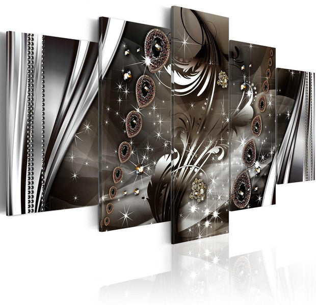 Glamour Stretched Canvas Art - Improvisation With Jewelry-Tiptophomedecor