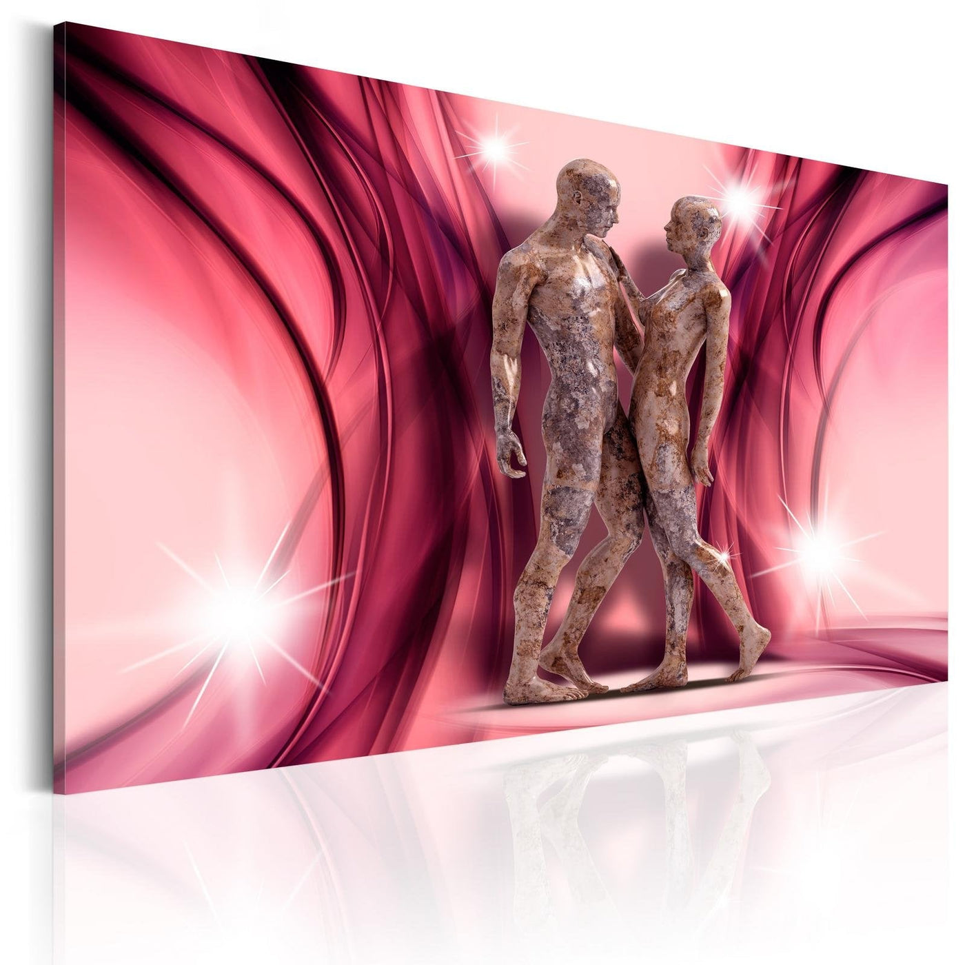 Glamour Stretched Canvas Art - Infinite Passion-Tiptophomedecor