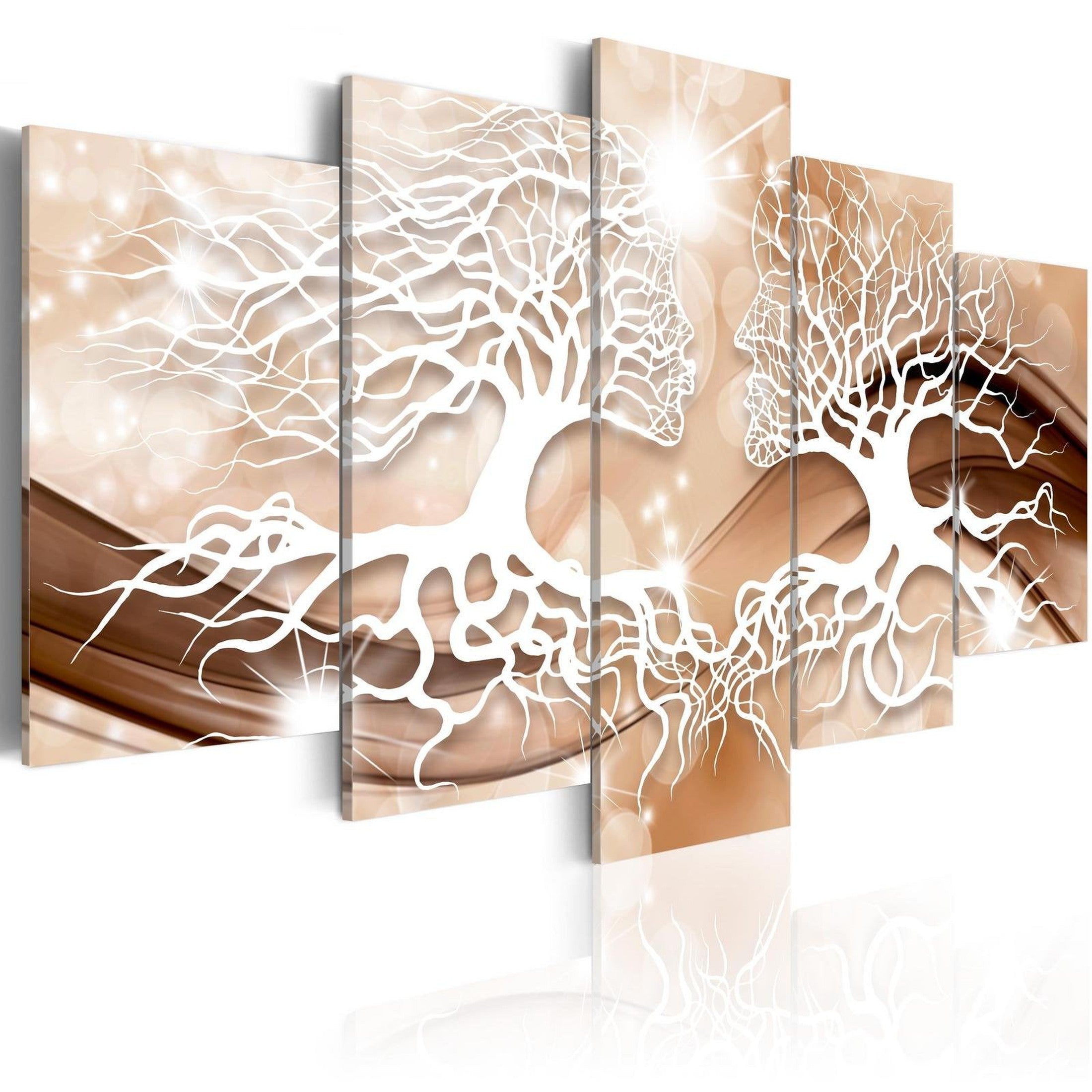 Glamour Stretched Canvas Art - Kiss In The Sun-Tiptophomedecor