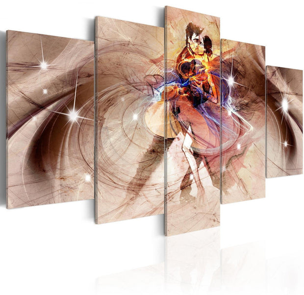 Glamour Stretched Canvas Art - Lovers Of The Time-Tiptophomedecor