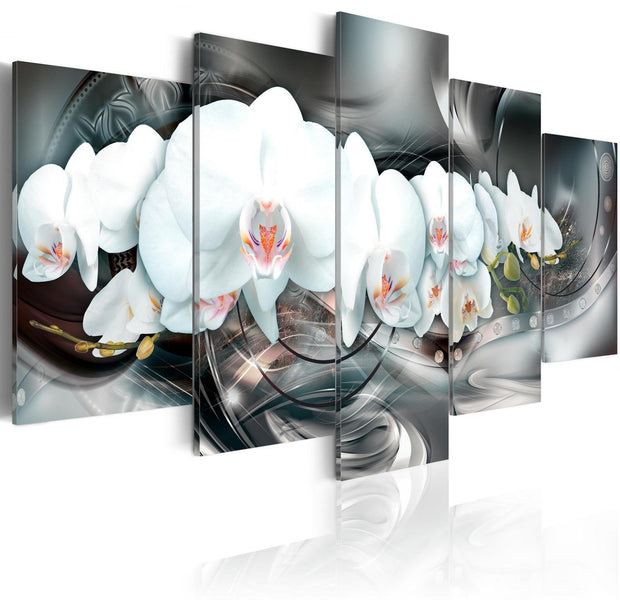 Glamour Stretched Canvas Art - Magical Orchid-Tiptophomedecor