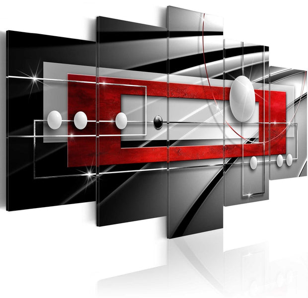 Glamour Stretched Canvas Art - Modern Symmetry-Tiptophomedecor