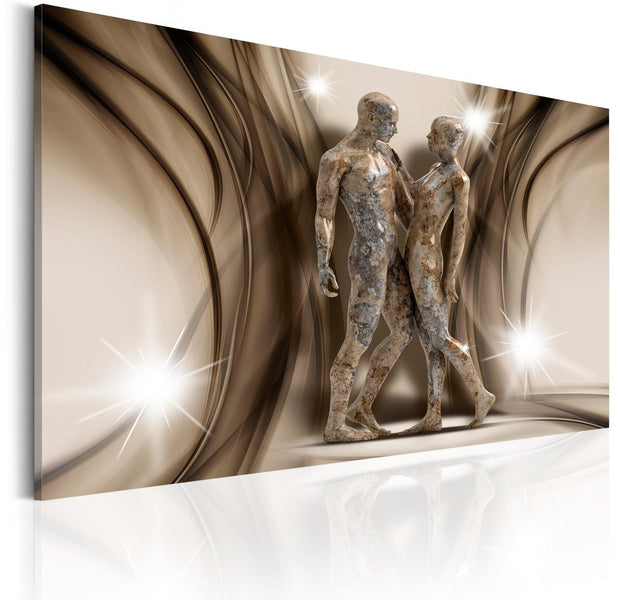 Glamour Stretched Canvas Art - Monument Of Love-Tiptophomedecor