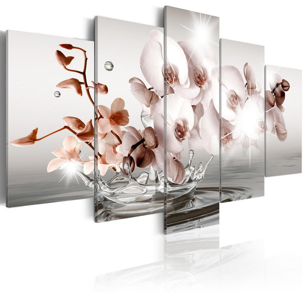 Glamour Stretched Canvas Art - Morning Sonata-Tiptophomedecor