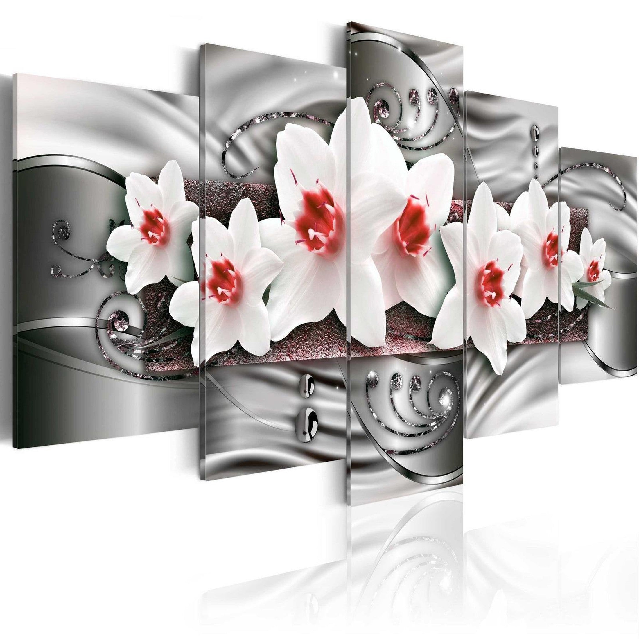 Glamour Stretched Canvas Art - Narcissi...-Tiptophomedecor