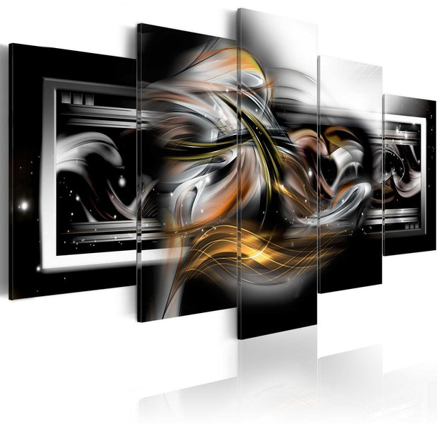 Glamour Stretched Canvas Art - Night Hug-Tiptophomedecor