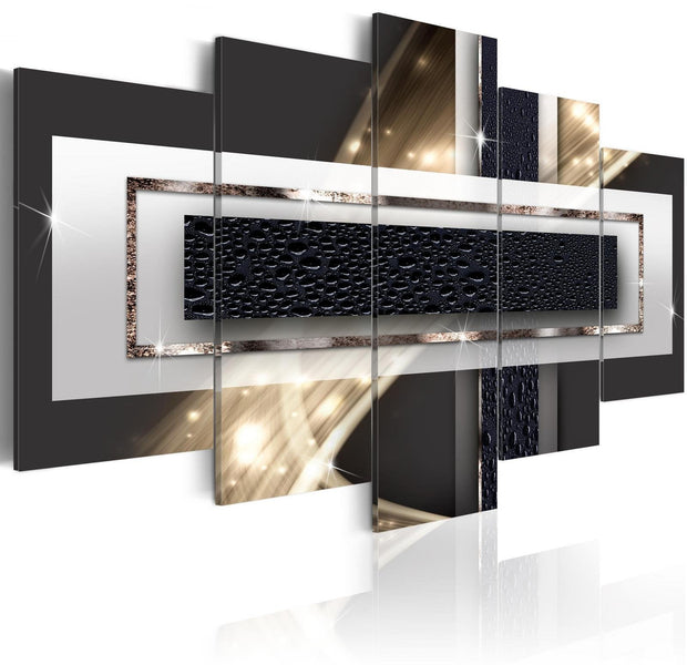 Glamour Stretched Canvas Art - Night Storm-Tiptophomedecor