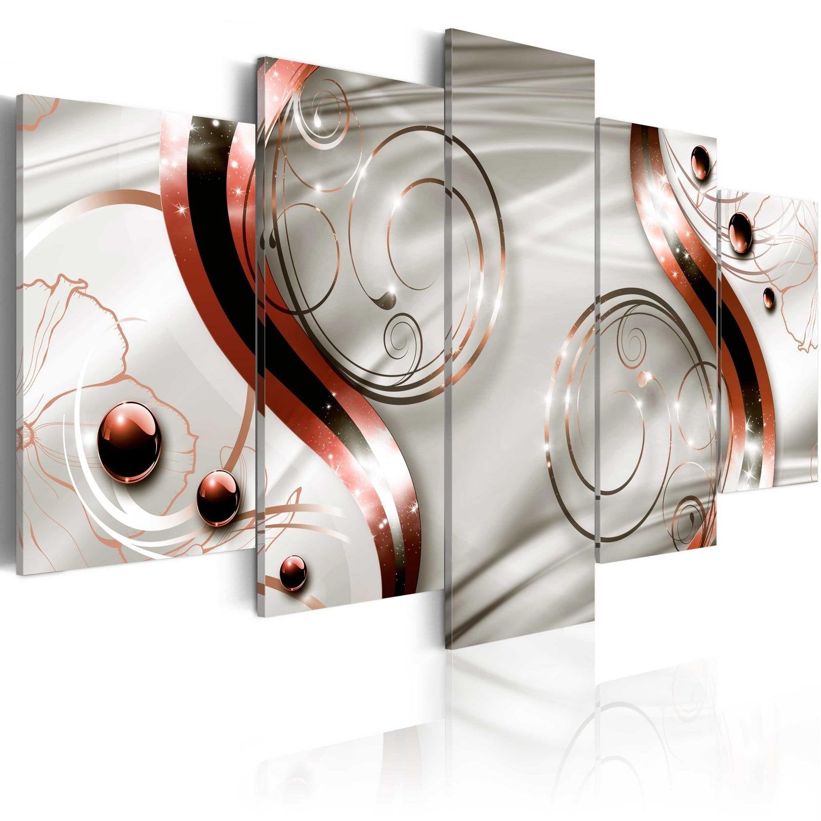 Glamour Stretched Canvas Art - Platinum Nymph-Tiptophomedecor