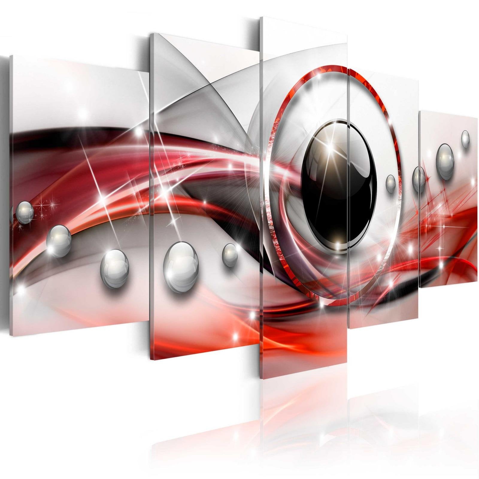 Glamour Stretched Canvas Art - Red Eye-Tiptophomedecor