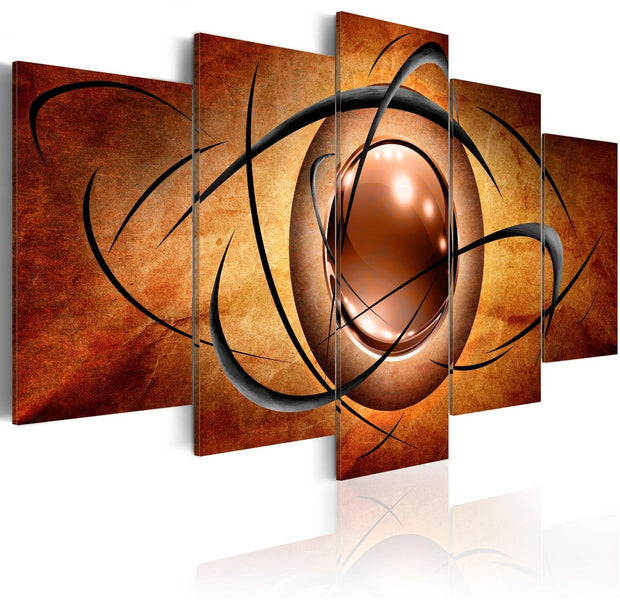 Glamour Stretched Canvas Art - Rotating Globe-Tiptophomedecor