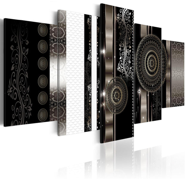 Glamour Stretched Canvas Art - Stream Of Memories-Tiptophomedecor