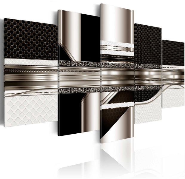 Glamour Stretched Canvas Art - Strength Of Metal-Tiptophomedecor