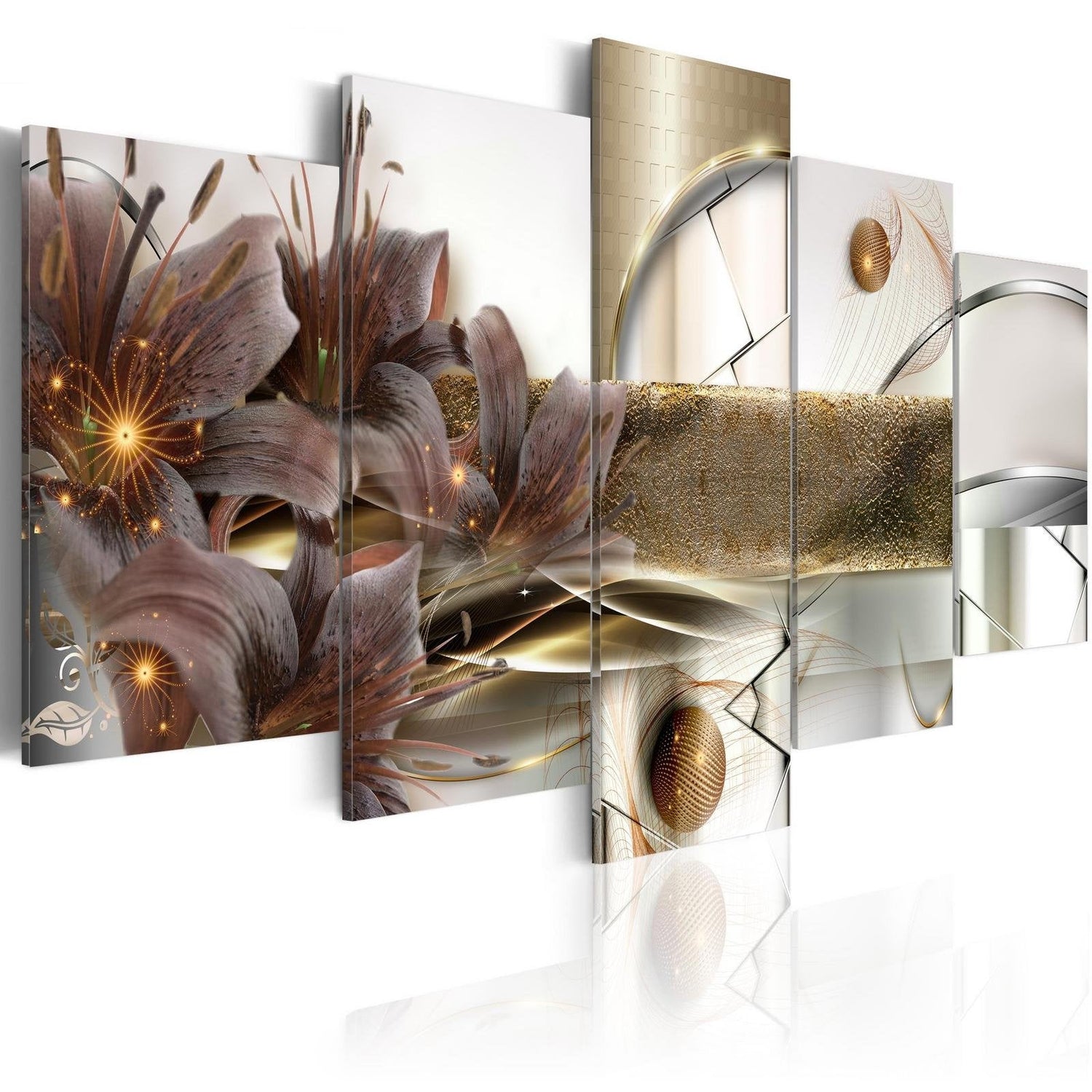 Glamour Stretched Canvas Art - The Garden Of Space-Tiptophomedecor