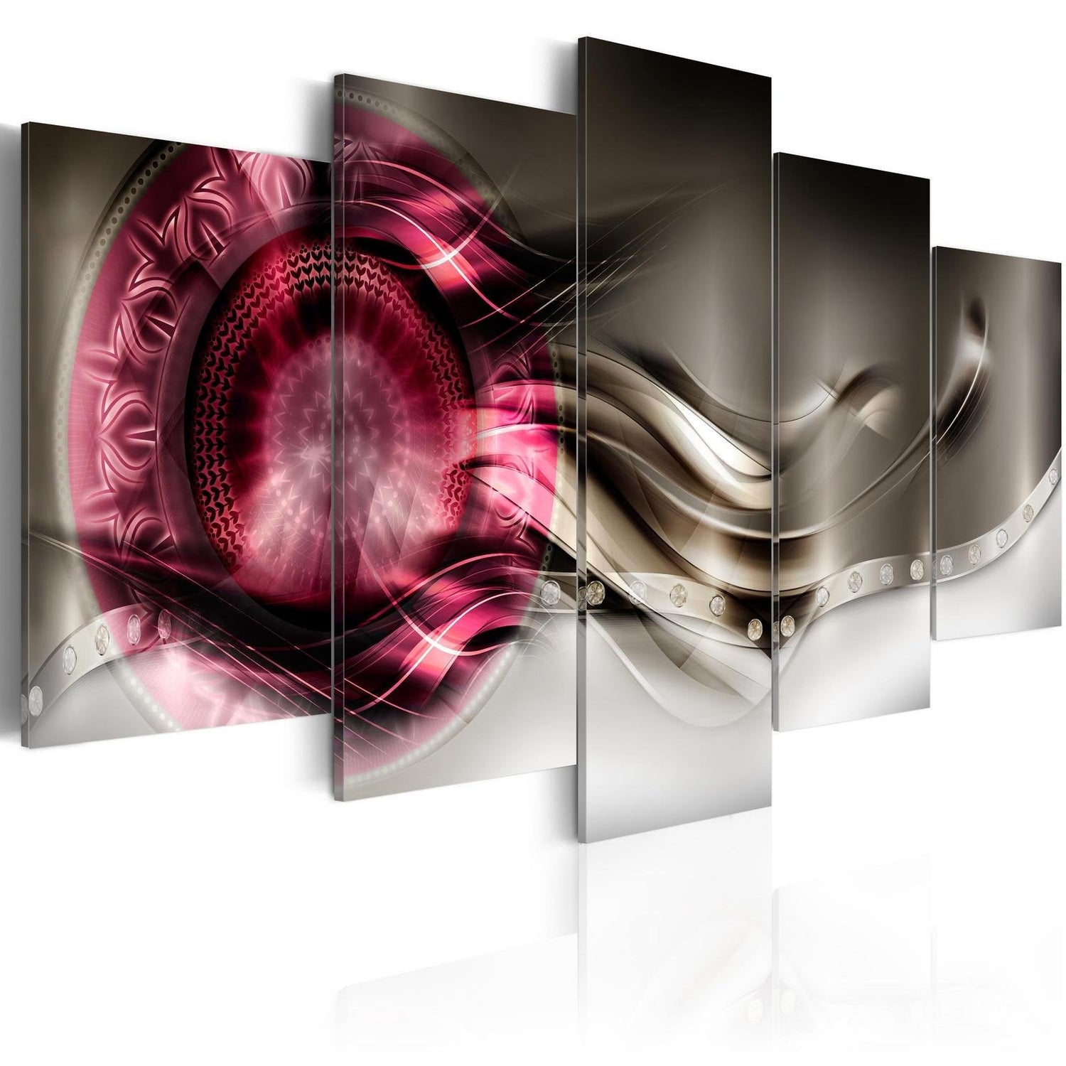 Glamour Stretched Canvas Art - The Source Of Power-Tiptophomedecor