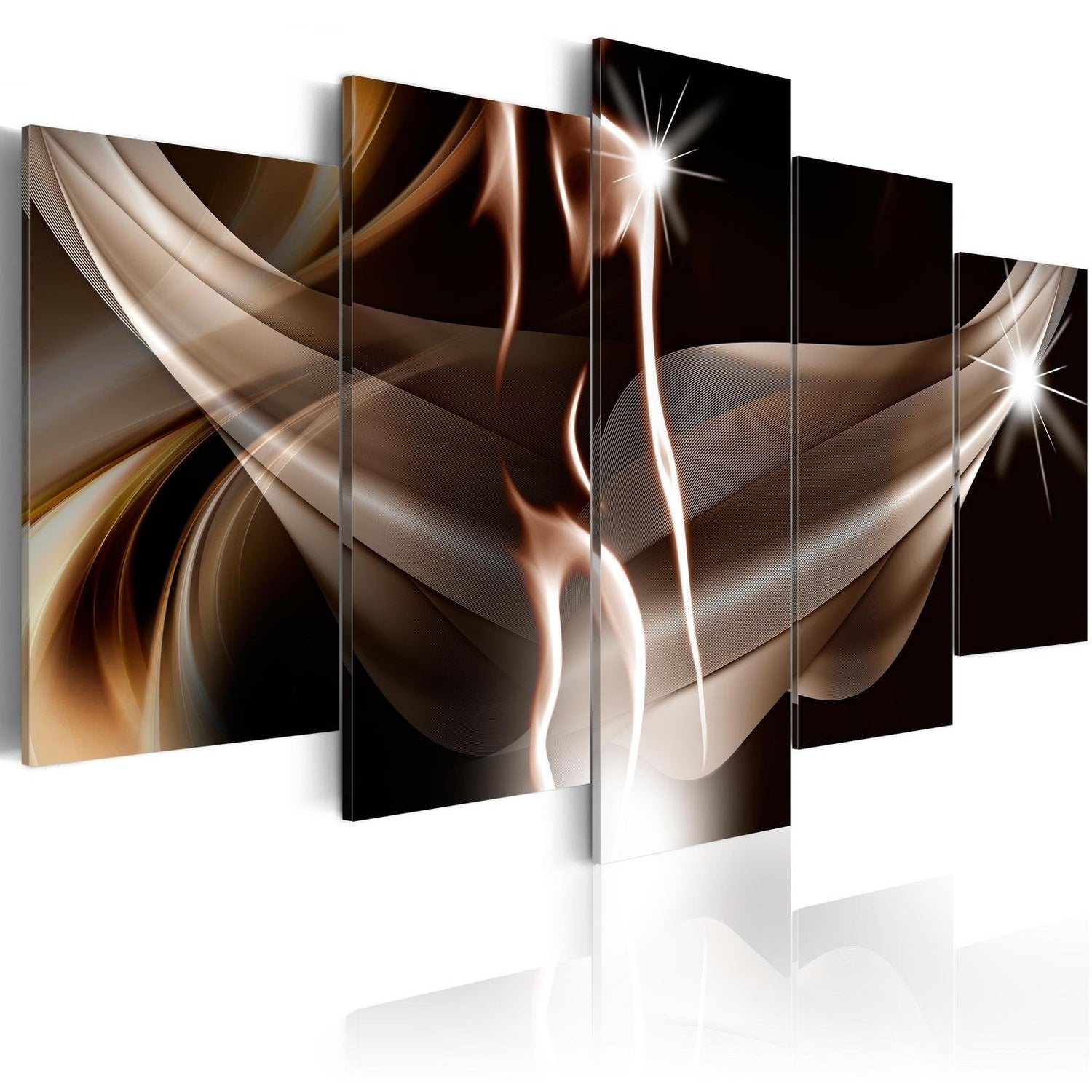 Glamour Stretched Canvas Art - Wave Of Sensuality-Tiptophomedecor