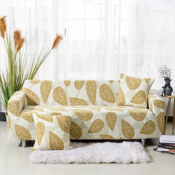 Golden Fantasy Raindrop Sofa Cover