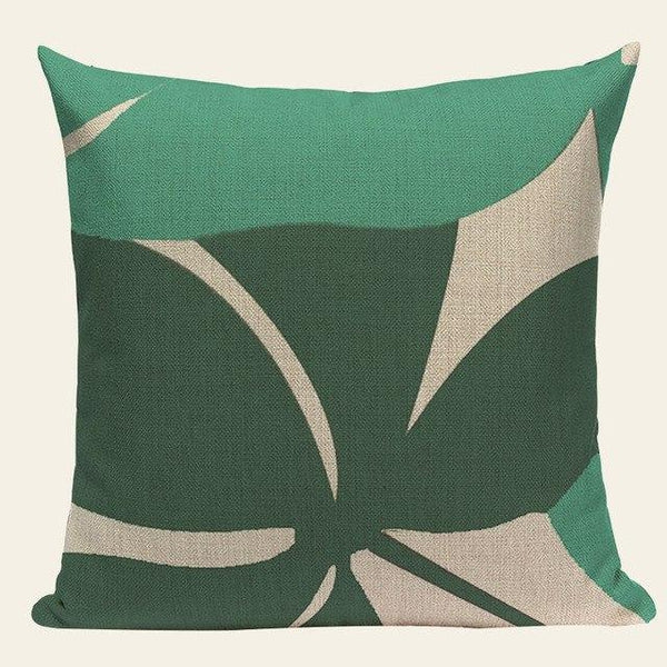 Green Abstract Fantasy Modern Throw Pillows Cases-Tiptophomedecor-Interior-Design-Home-Decor