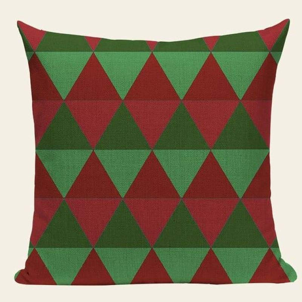 Green Red Retro Cushion Covers-TipTopHomeDecor