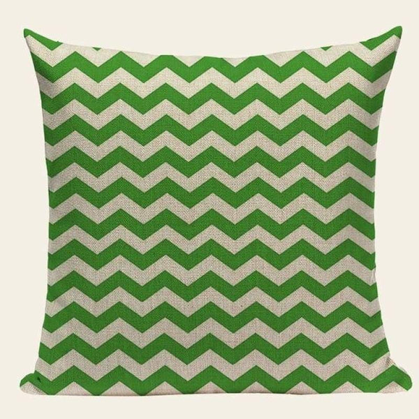 Green Red Retro Cushion Covers-TipTopHomeDecor