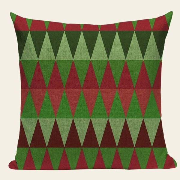 Green Red Retro Cushion Covers-TipTopHomeDecor