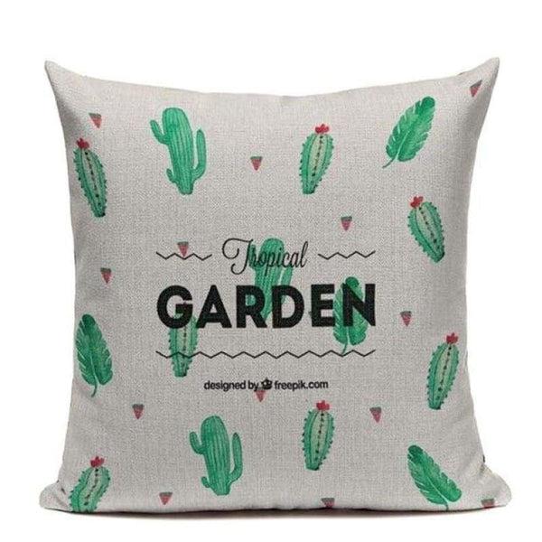 Tiptophomedecor Green Yellow Nature Cushion Covers