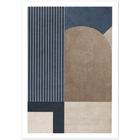 Abstract Geometry Texture Art Poster