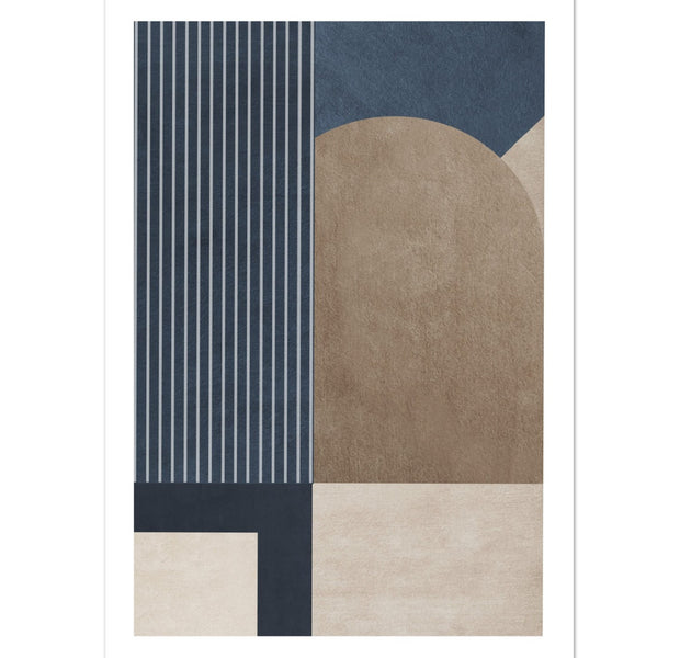 Abstract Geometry Texture Art Poster