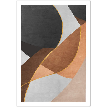 Antique Carpet Textile Design Abstract Poster Nr. 3